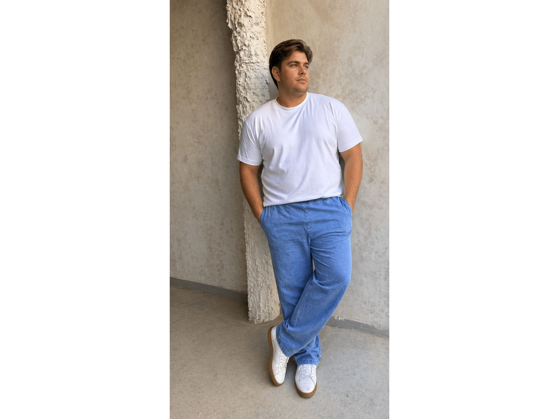 Pantalón de jeans nevado