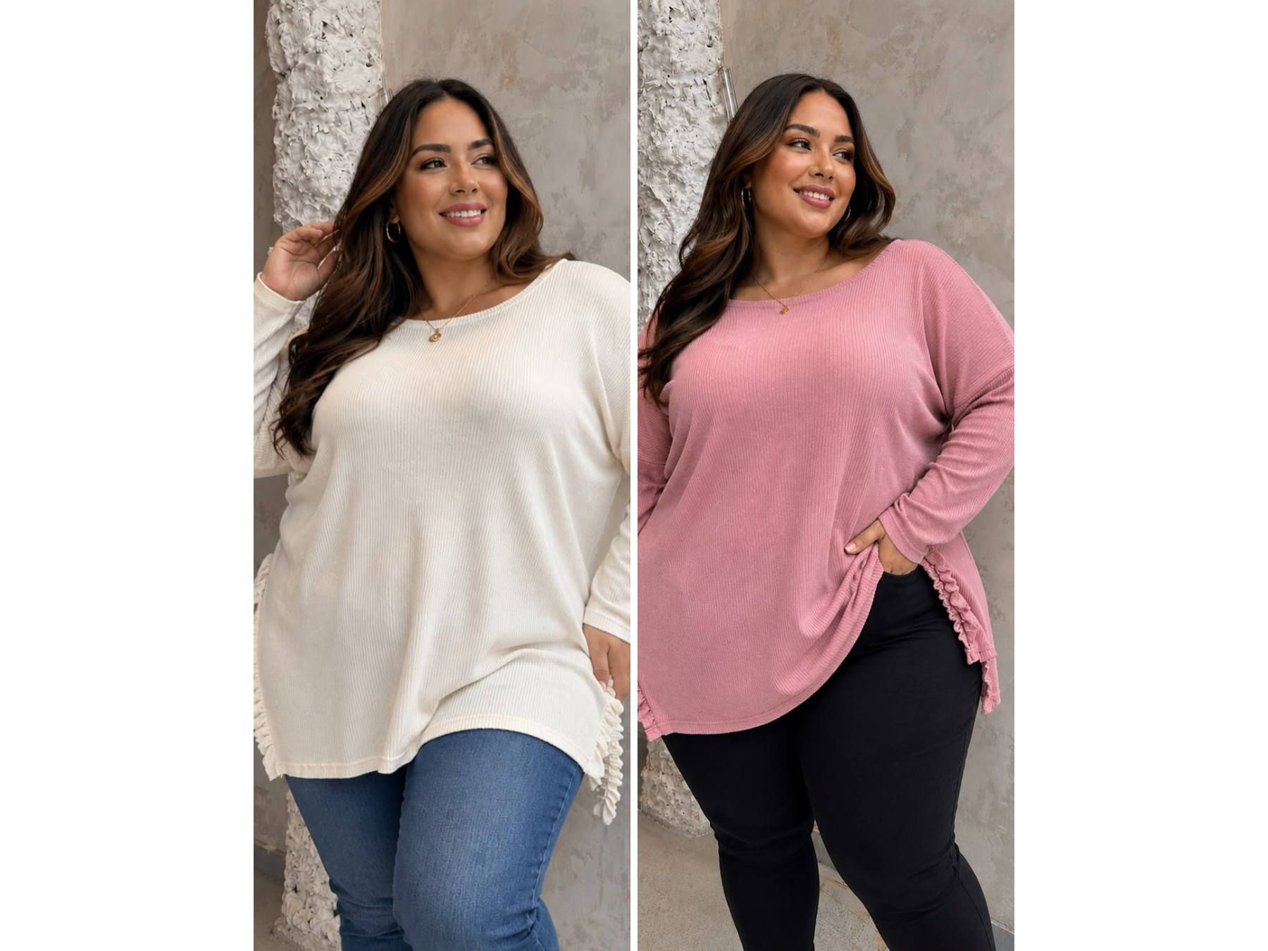 Sweater de Lanilla escote en V