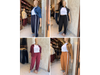 Pantalón rustico con tiras al costado ART. 852T