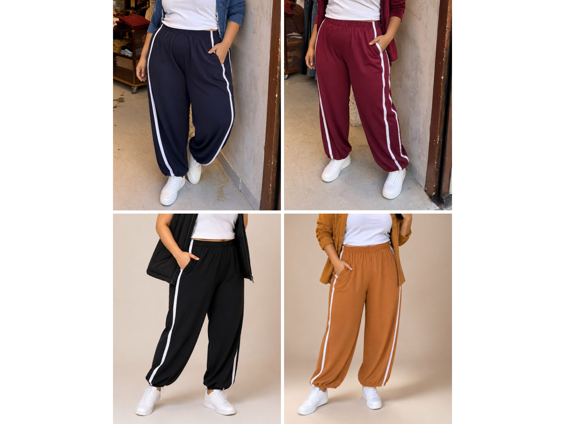 Pantalón rustico con tiras al costado ART. 852T