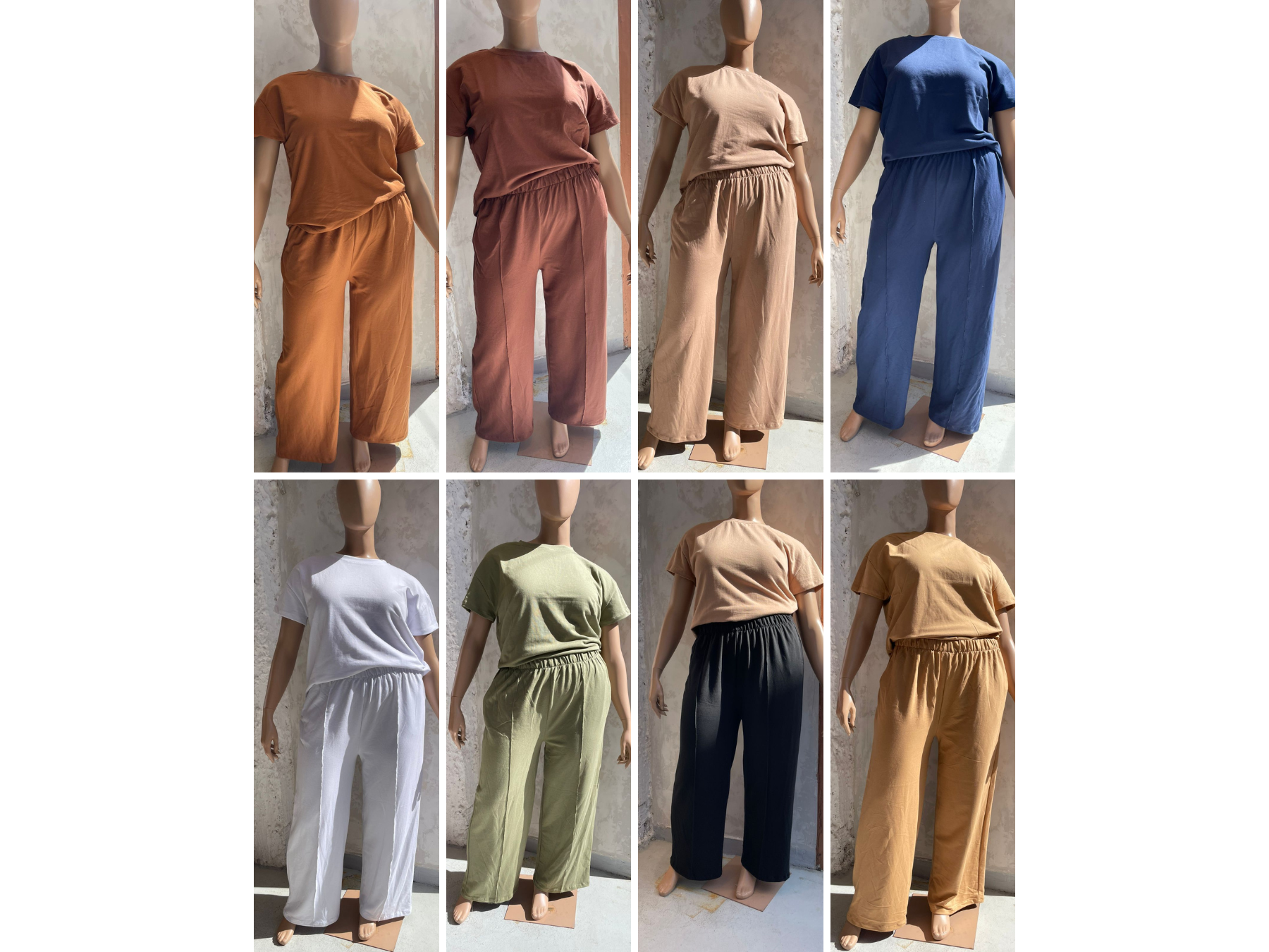 Pantalón wide leg rústico ART. 852