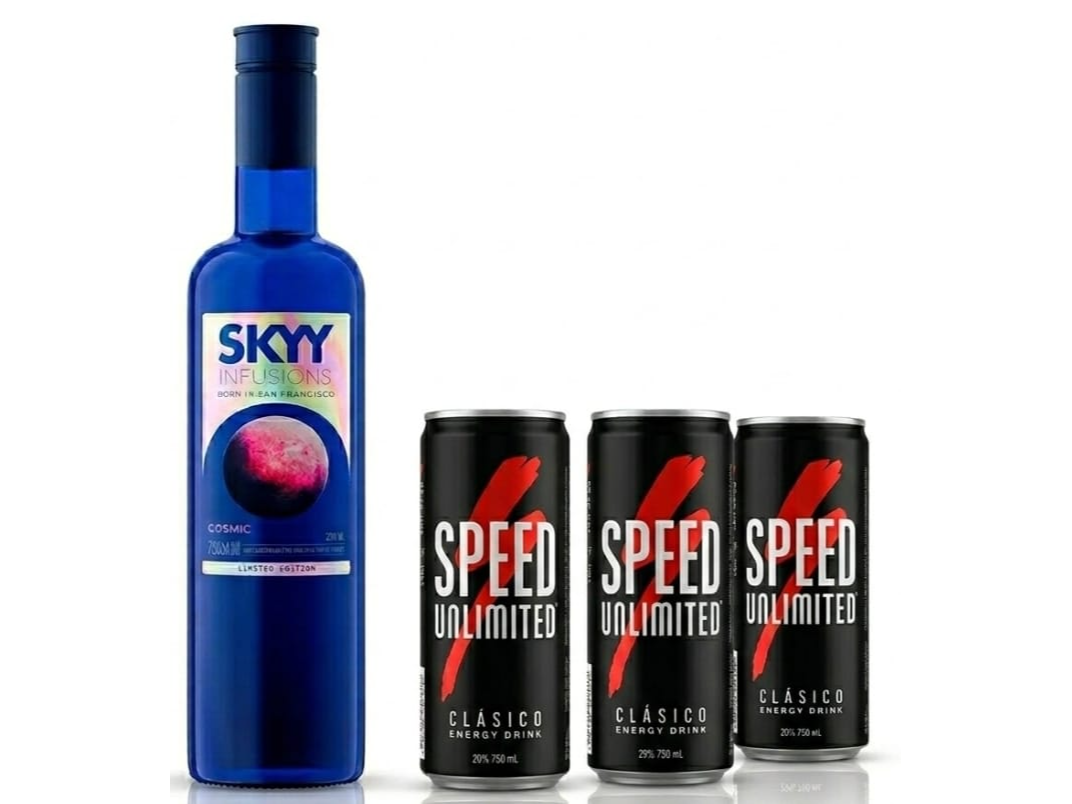VODKA SKYY COSMIC + 3 SPEED XL