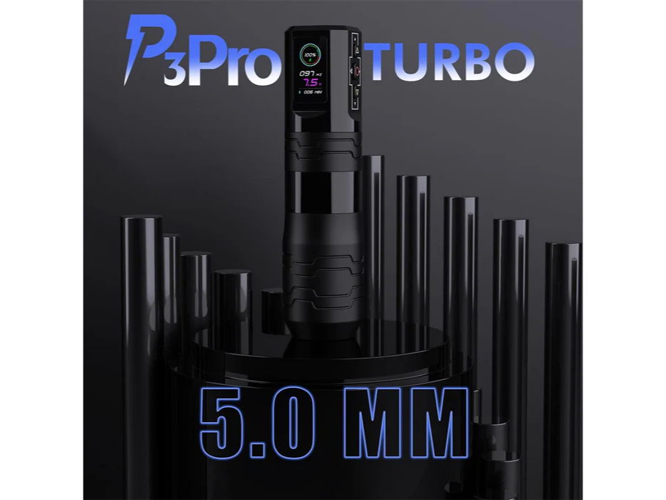 EZ P3 Pro Turbo Wireless Battery Tattoo Pen Machine