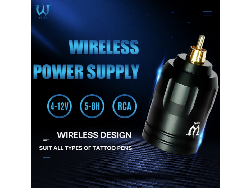 AVA Wireless Tattoo Power Supply