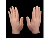 Mano de silicona tamaño real