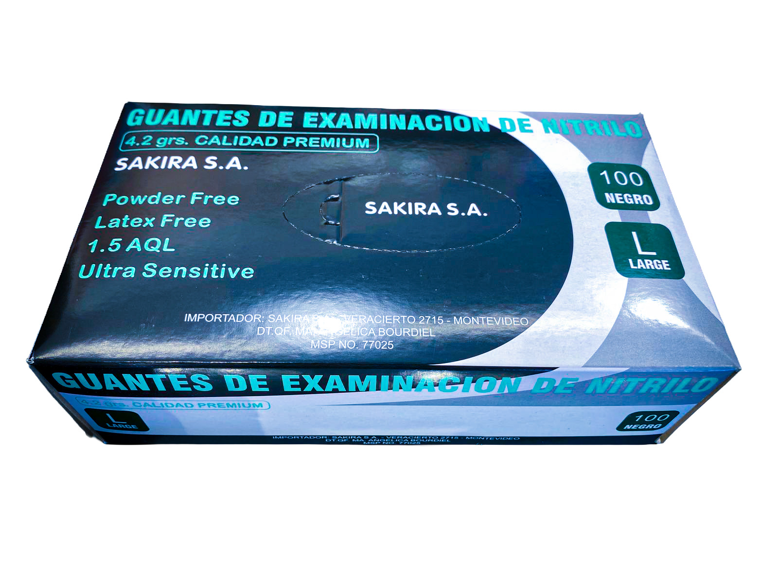 Guantes de Nitrilo Negros