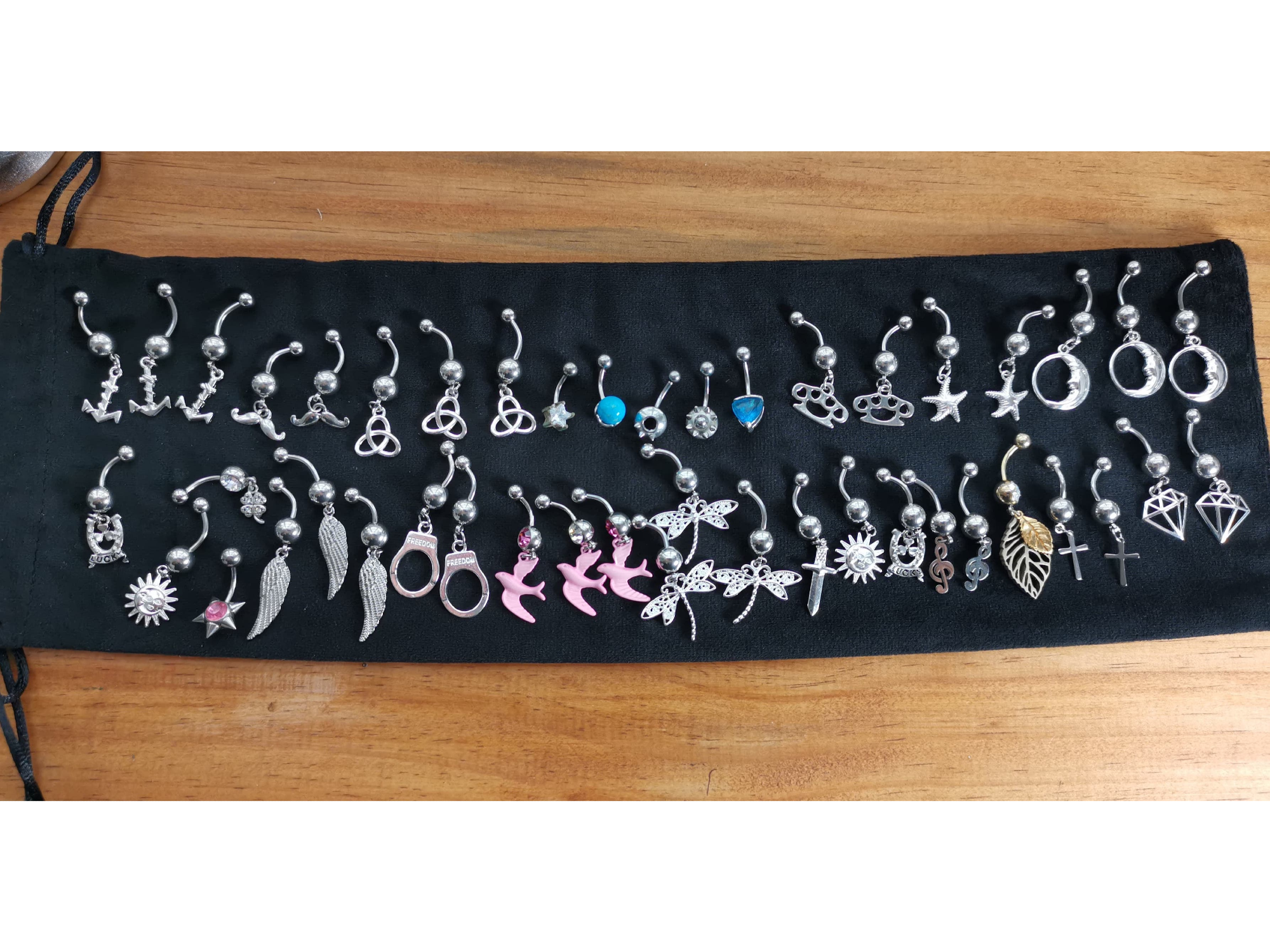 Piercing de Ombligo de Acero Quirugico