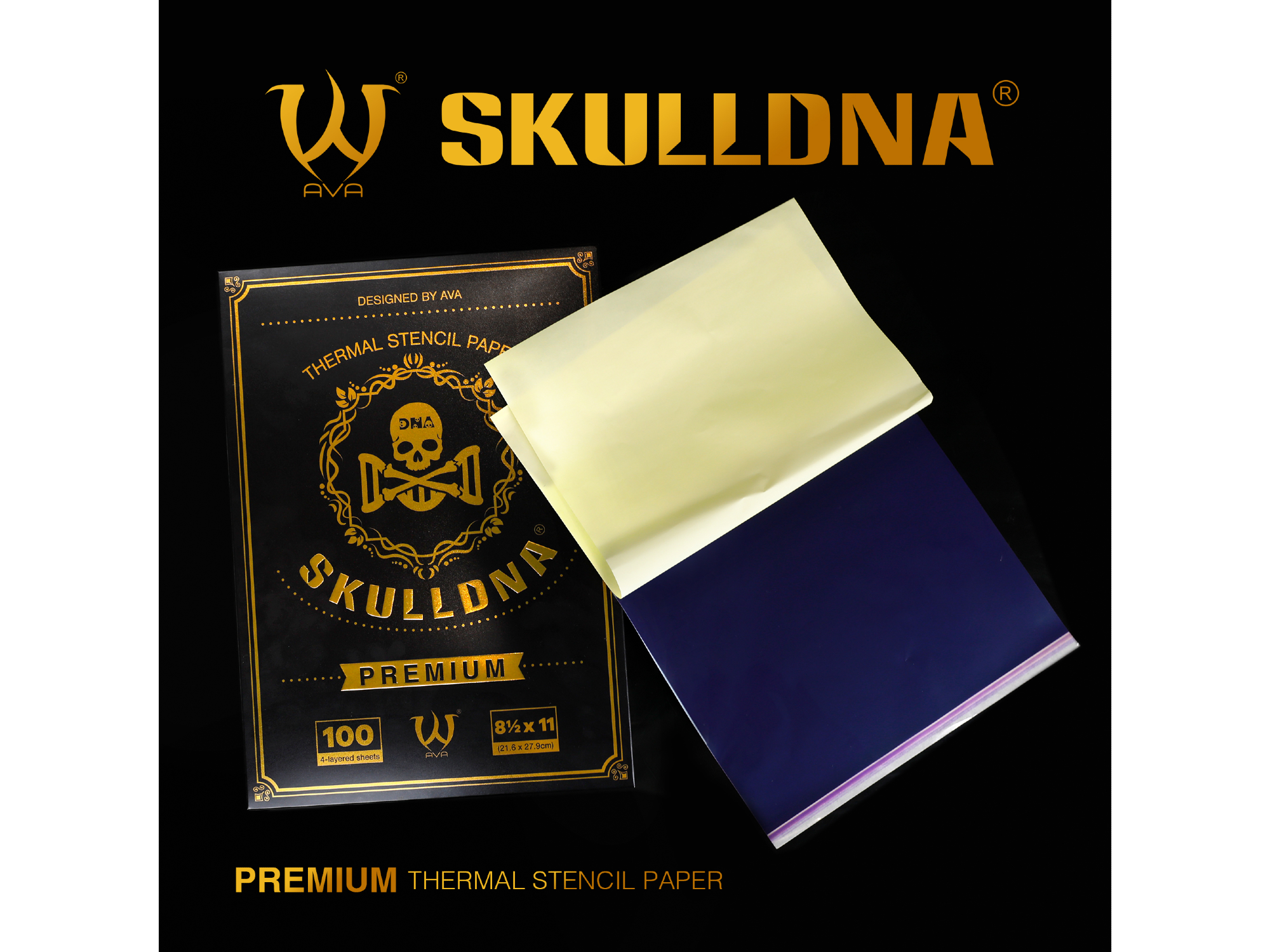 SKULLDNA Premium Thermal Stencil Paper