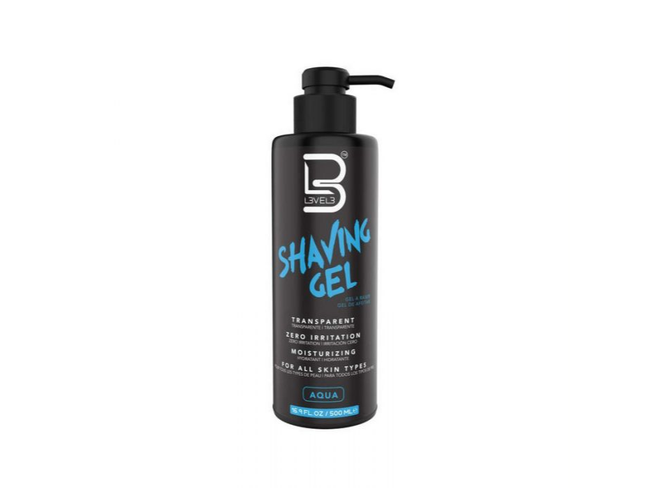 LEVEL 3 SHAVING GEL AQUA 500ml