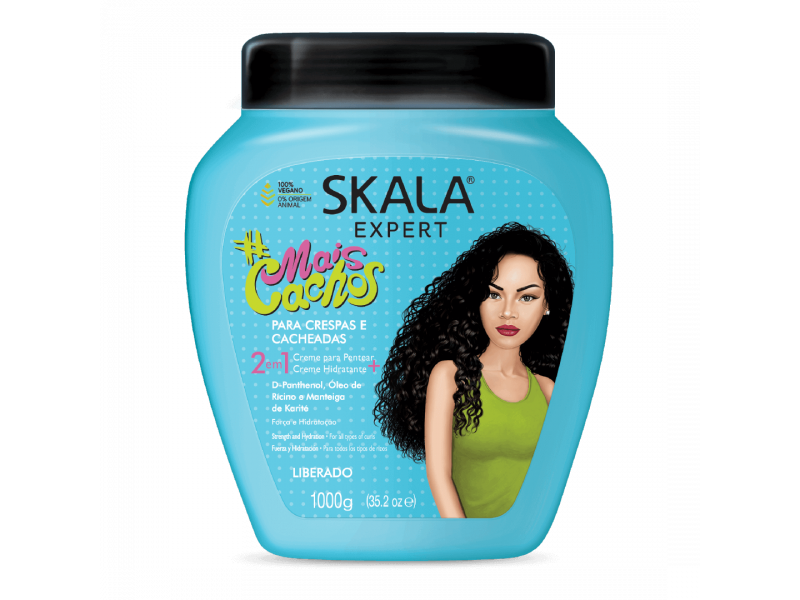 SKALA MAIS CACHOS crema de peinar y crema hidratante 1000ml