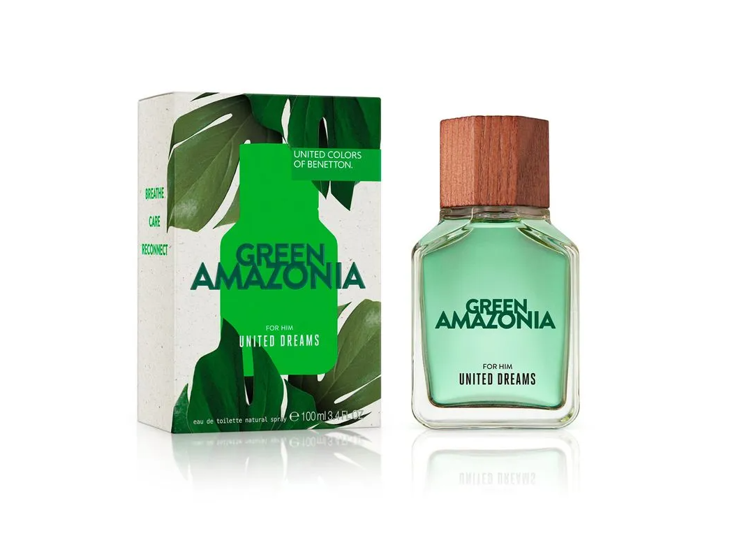 BENETTON GREEN AMAZONIA for HIM EAU DE TOILETTE 100ml