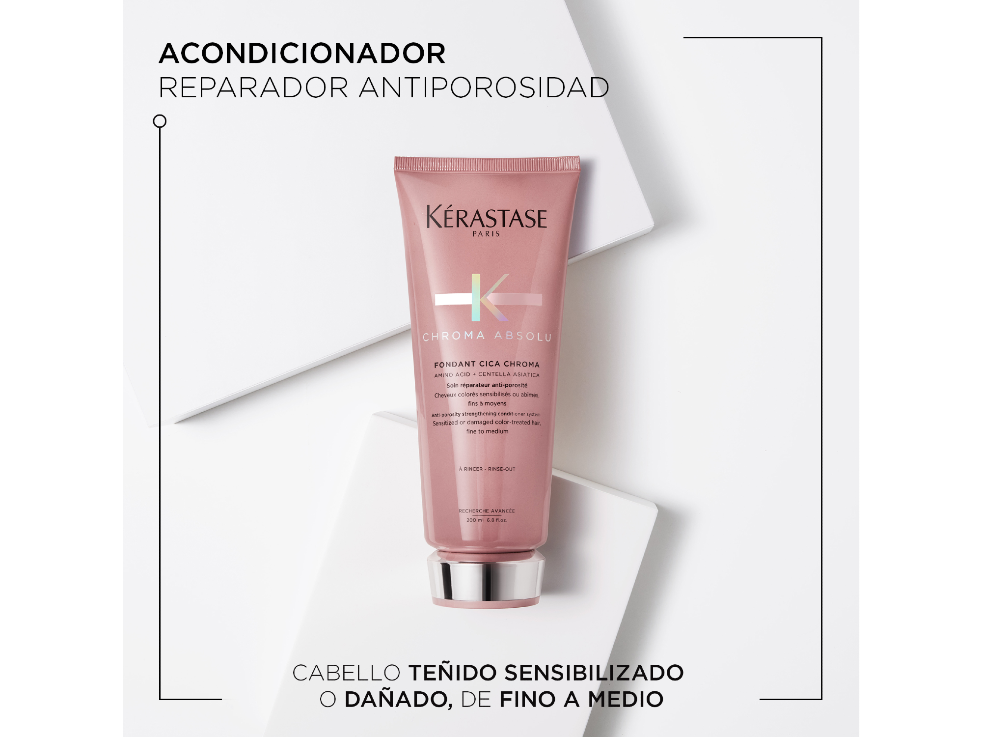 KERASTESE  acondicionador FONDANT CICA CHROMA 200ml