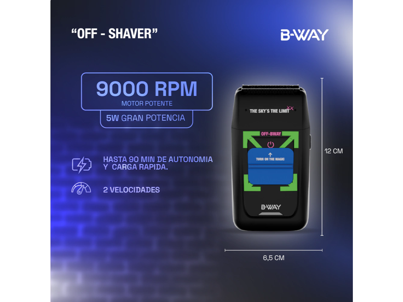 NUEVO INGRESO!!!OFF SHAVER - BLACK!!! de IL FIGARO SHOP