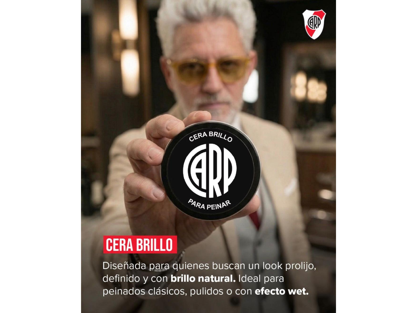 POMADA BRILLO RIVER 55gr ( Producto oficial River Plate)!!!