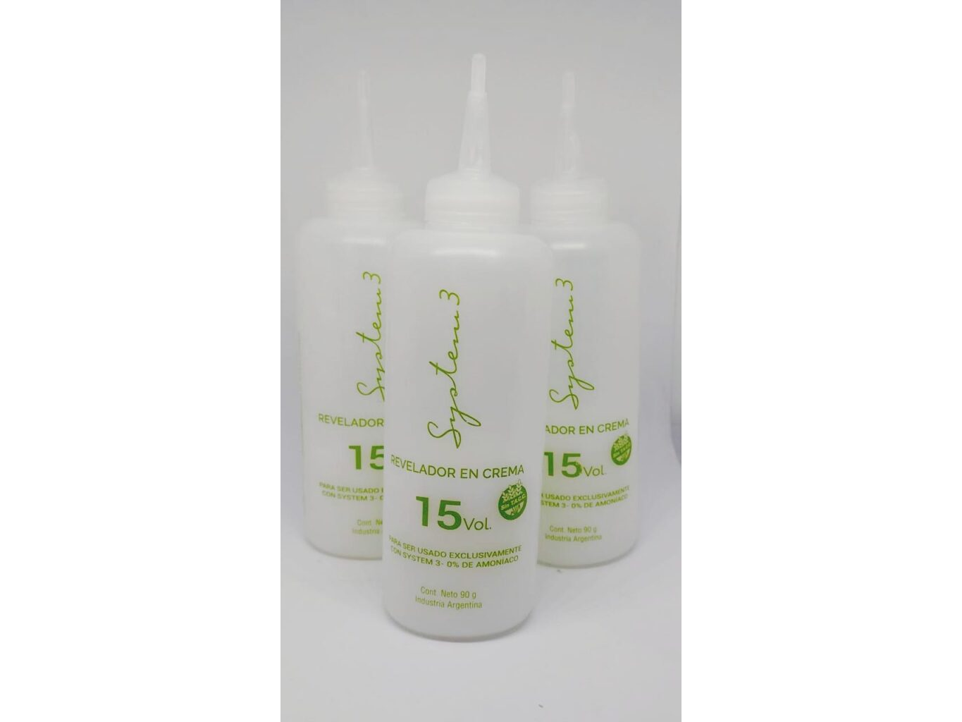 SYSTEM 3 Oxigenada Revelador en Crema 15 vol de 90 gr x unidad