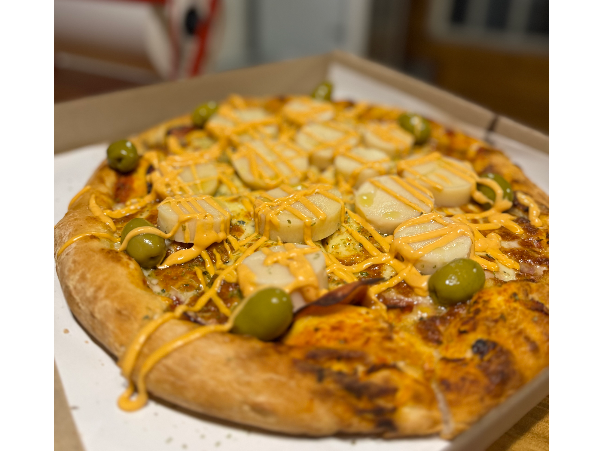 Pizza de palmitos