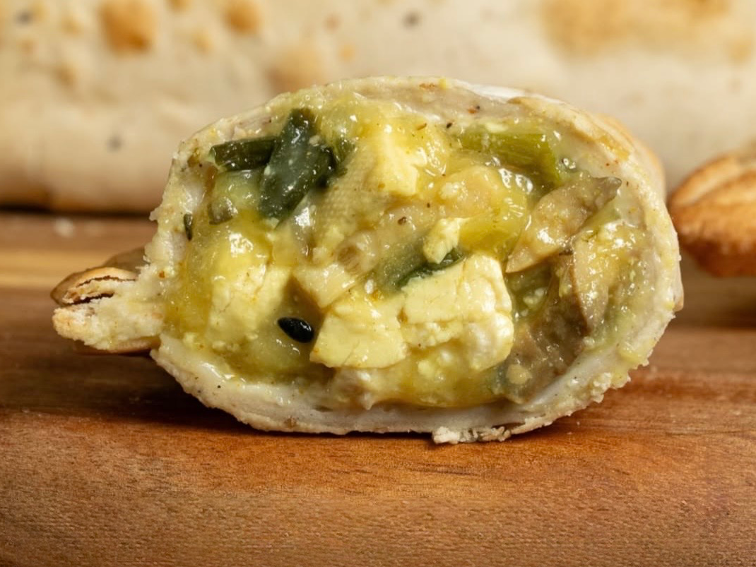 Empanada de tofu y mostaza