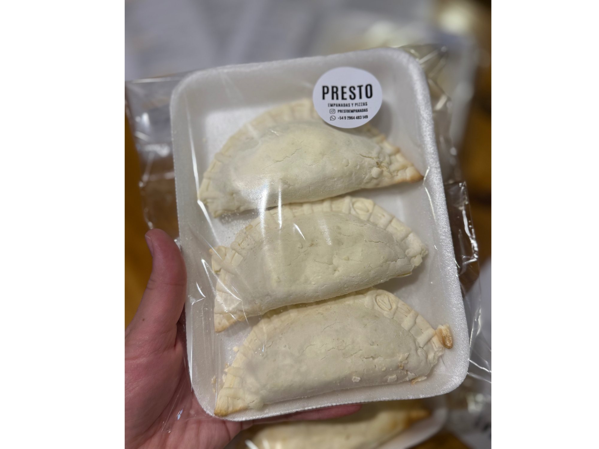 Bandejita de empanadas de verdura