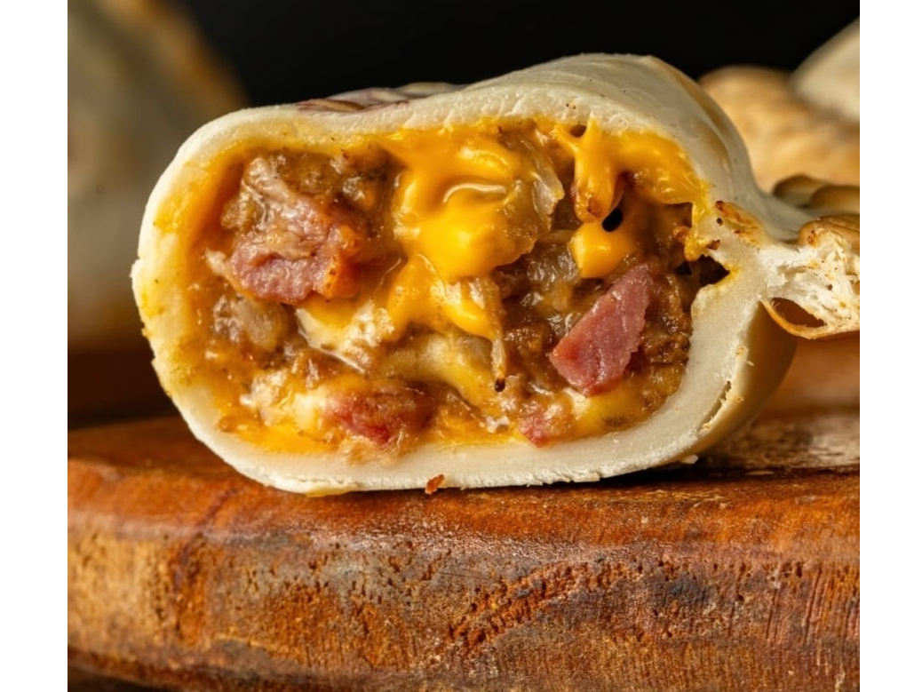 Empanada de cheeseburger
