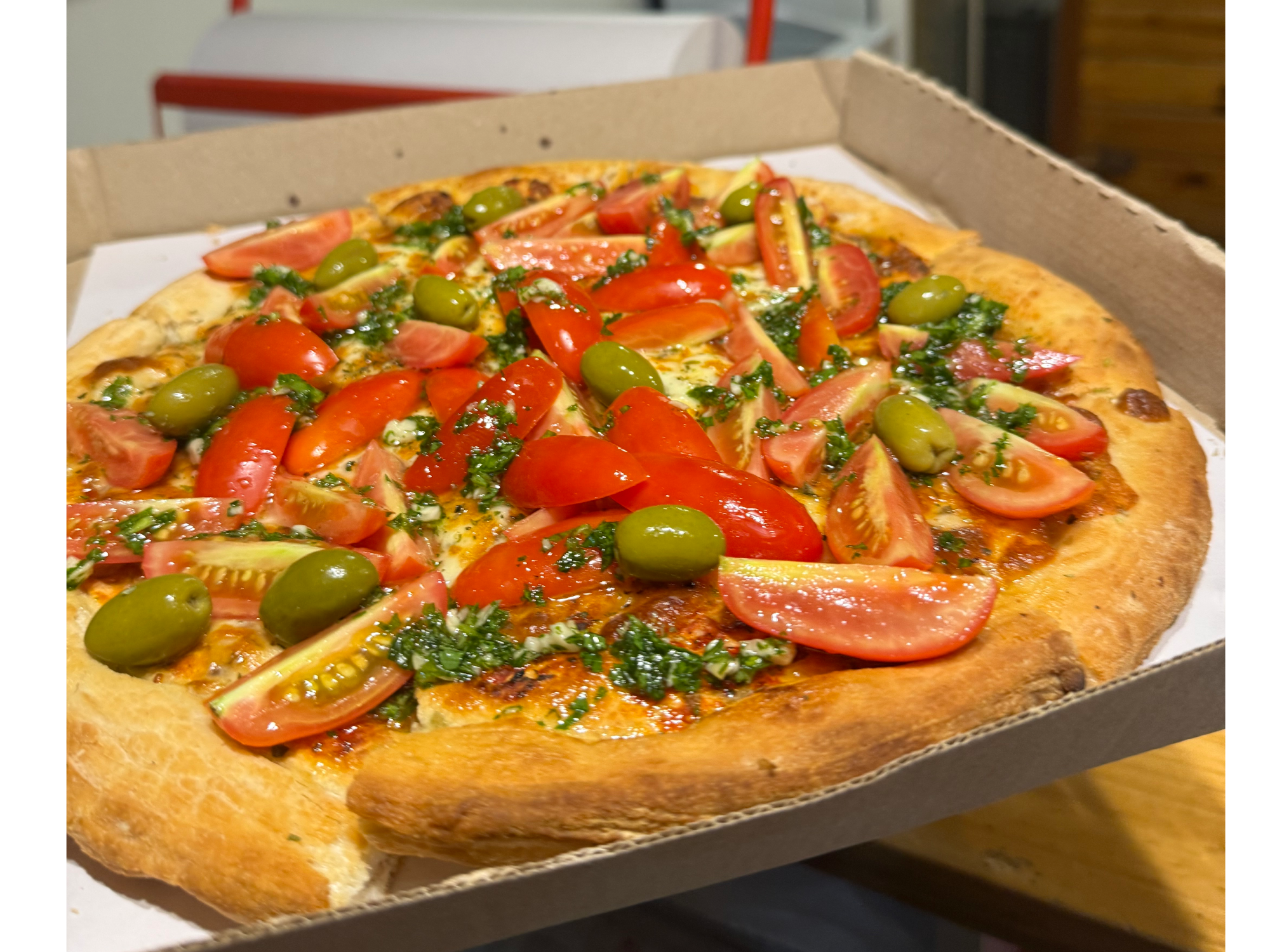 Pizza napolitana vegana
