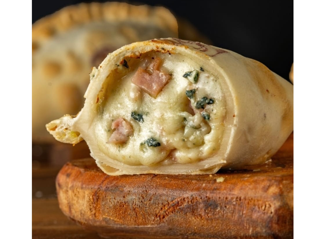 Empanada de roquefort con jamón