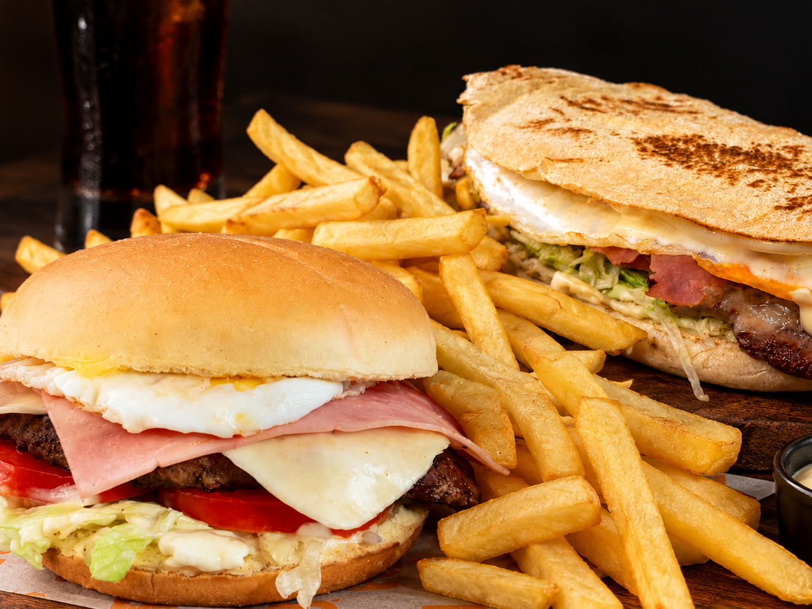 1 Lomo Completo + 1 Hamburguesa Completa