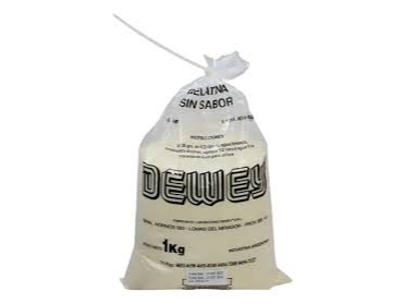DEWEY GELATINA SIN SABOR x1KG