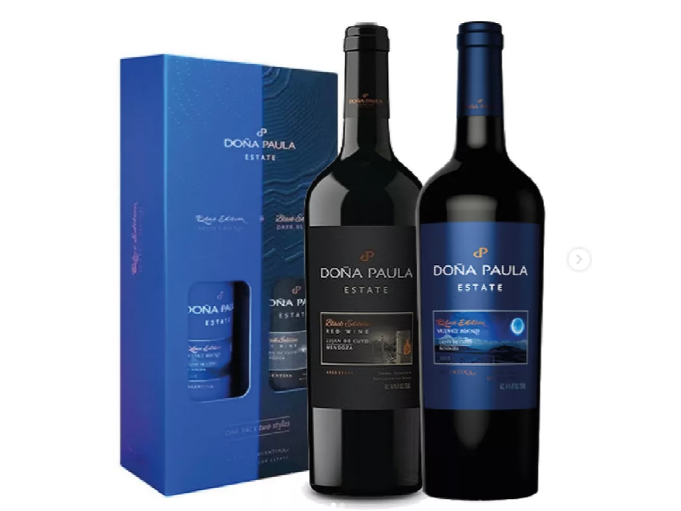 Caja Vinos Doña Paula Black & Blue Edition