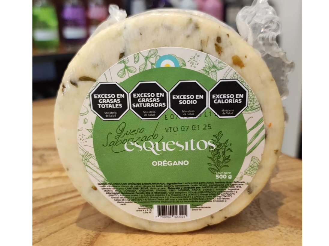 Queso Saborizado Oregano