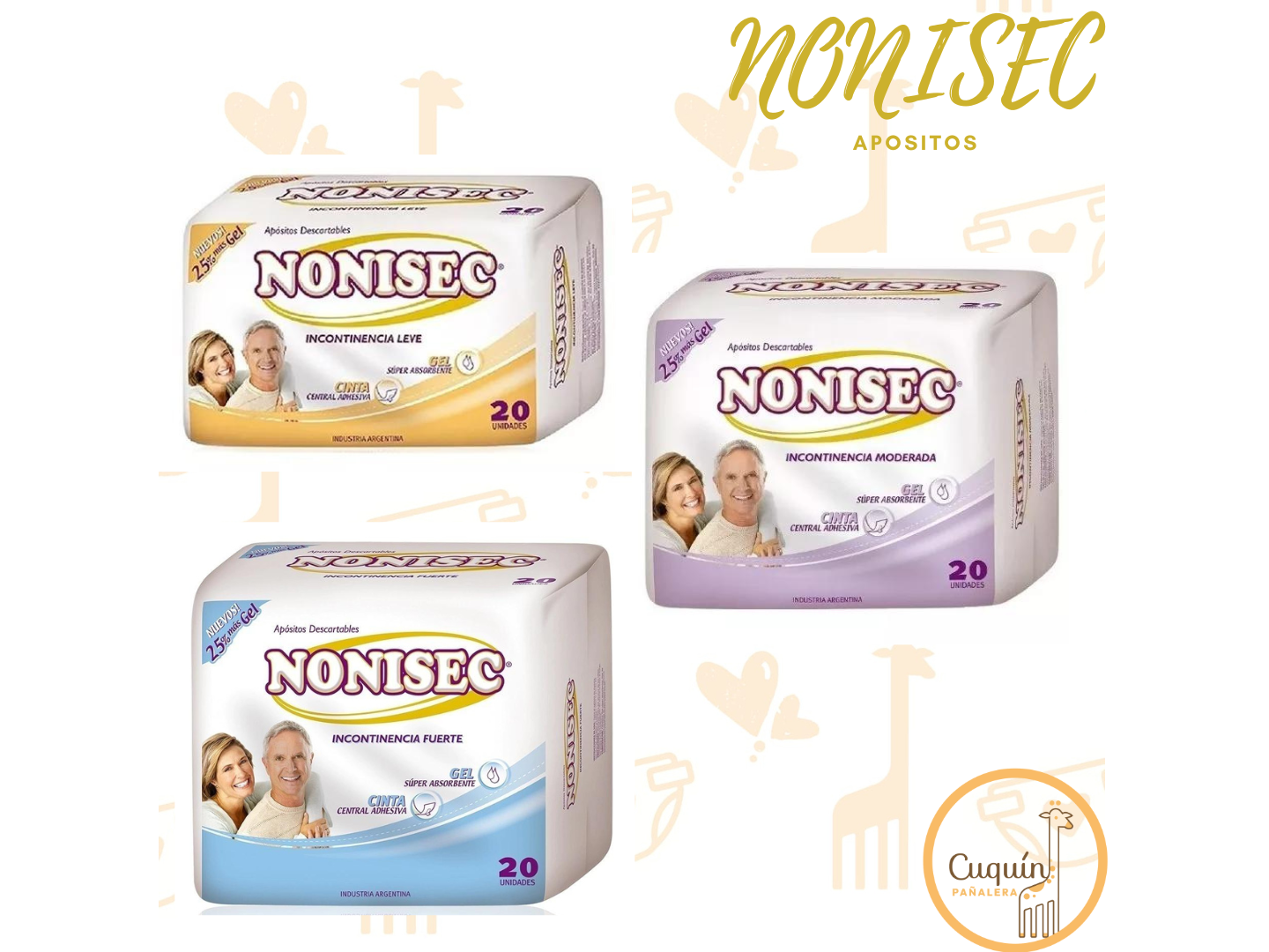 Nonisec Apositos con Gel