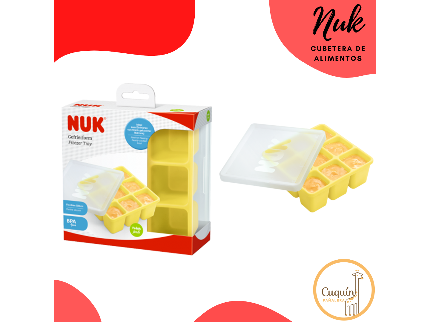 Nuk Cubetera de Alimento