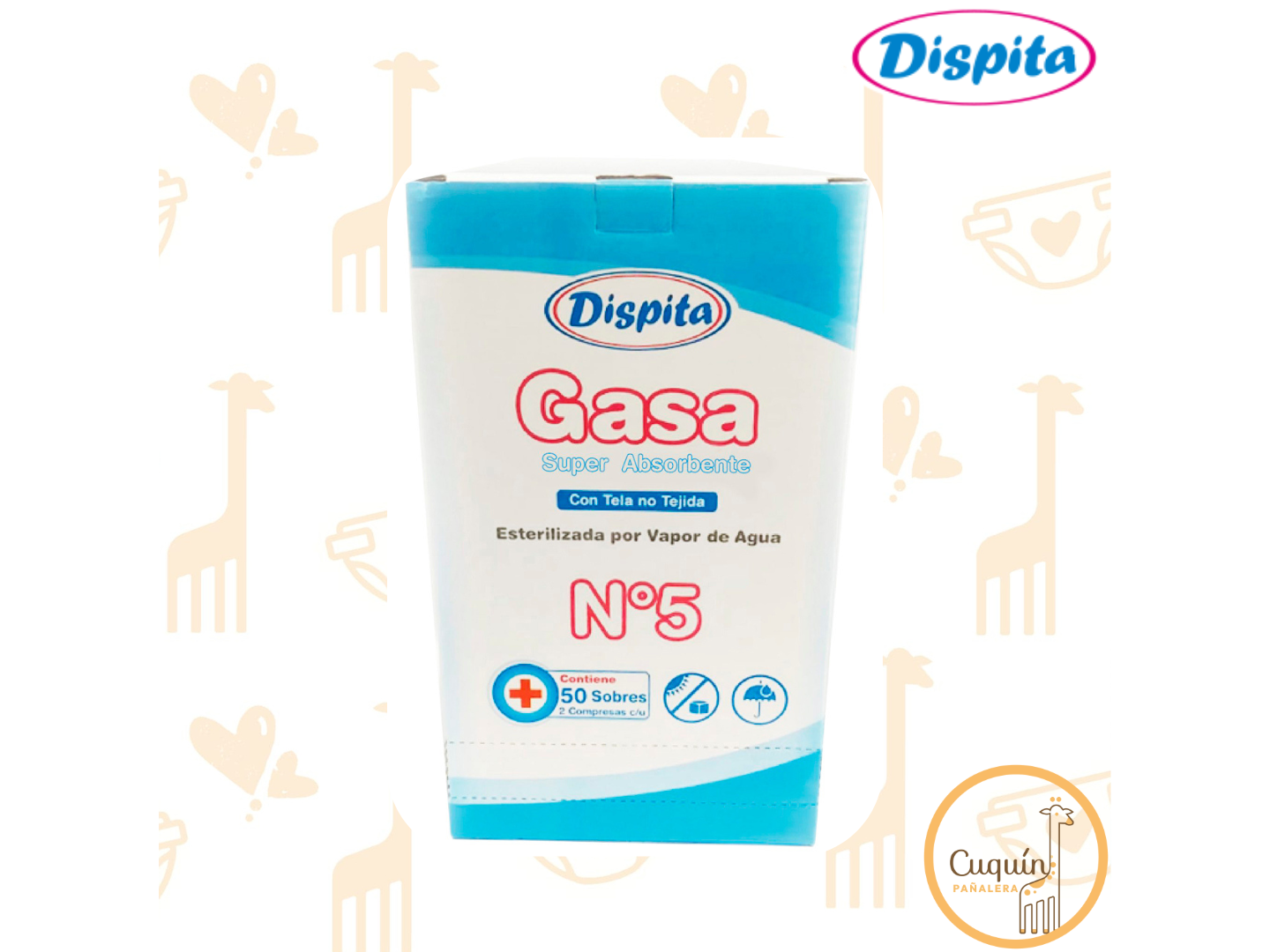 Gasas 20 x 20 - 10 U.