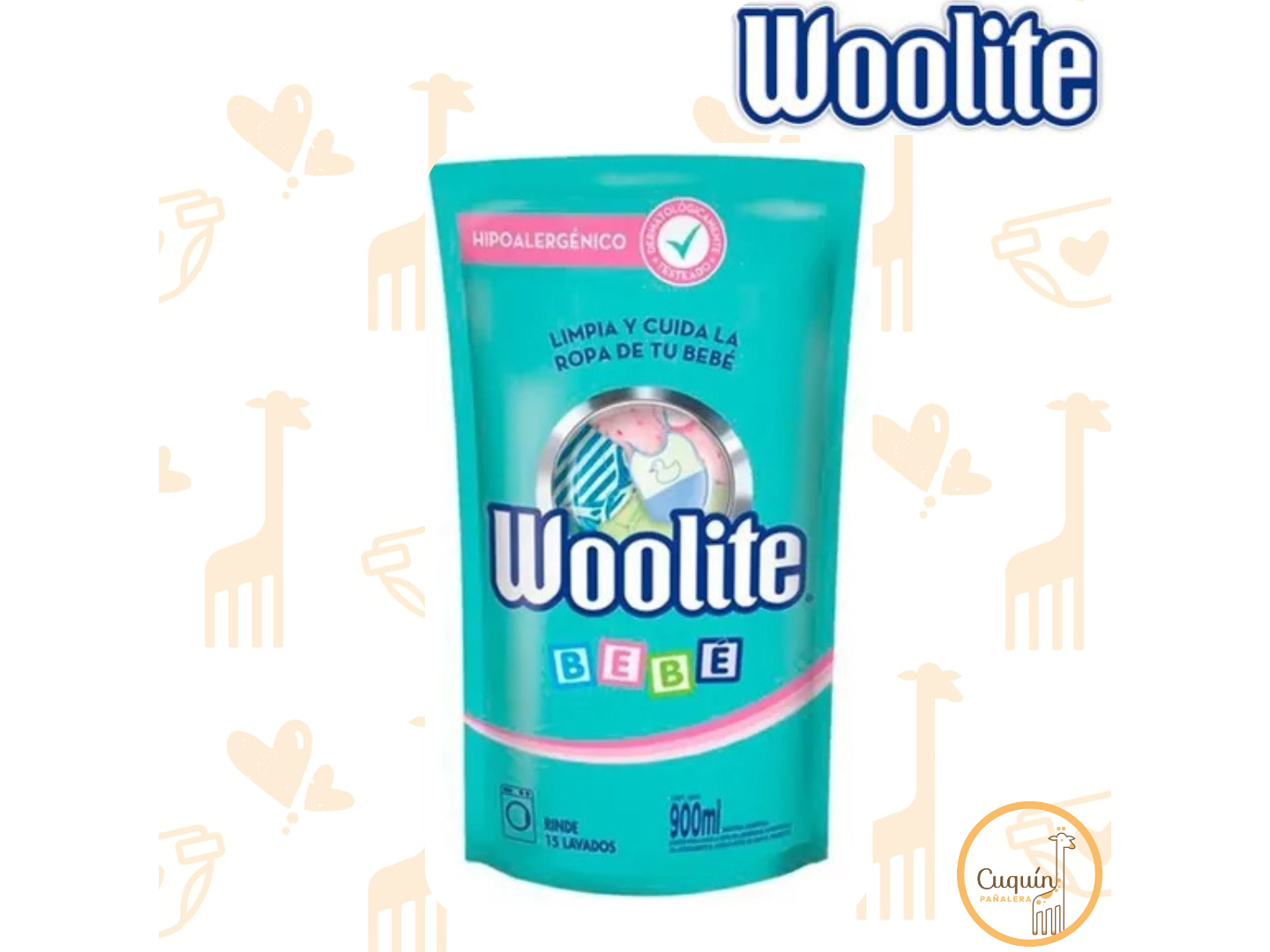 Woolite Jabon Liq. Lavarropa Bebe