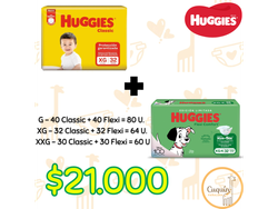 Huggies Classic + Flexi Comfort