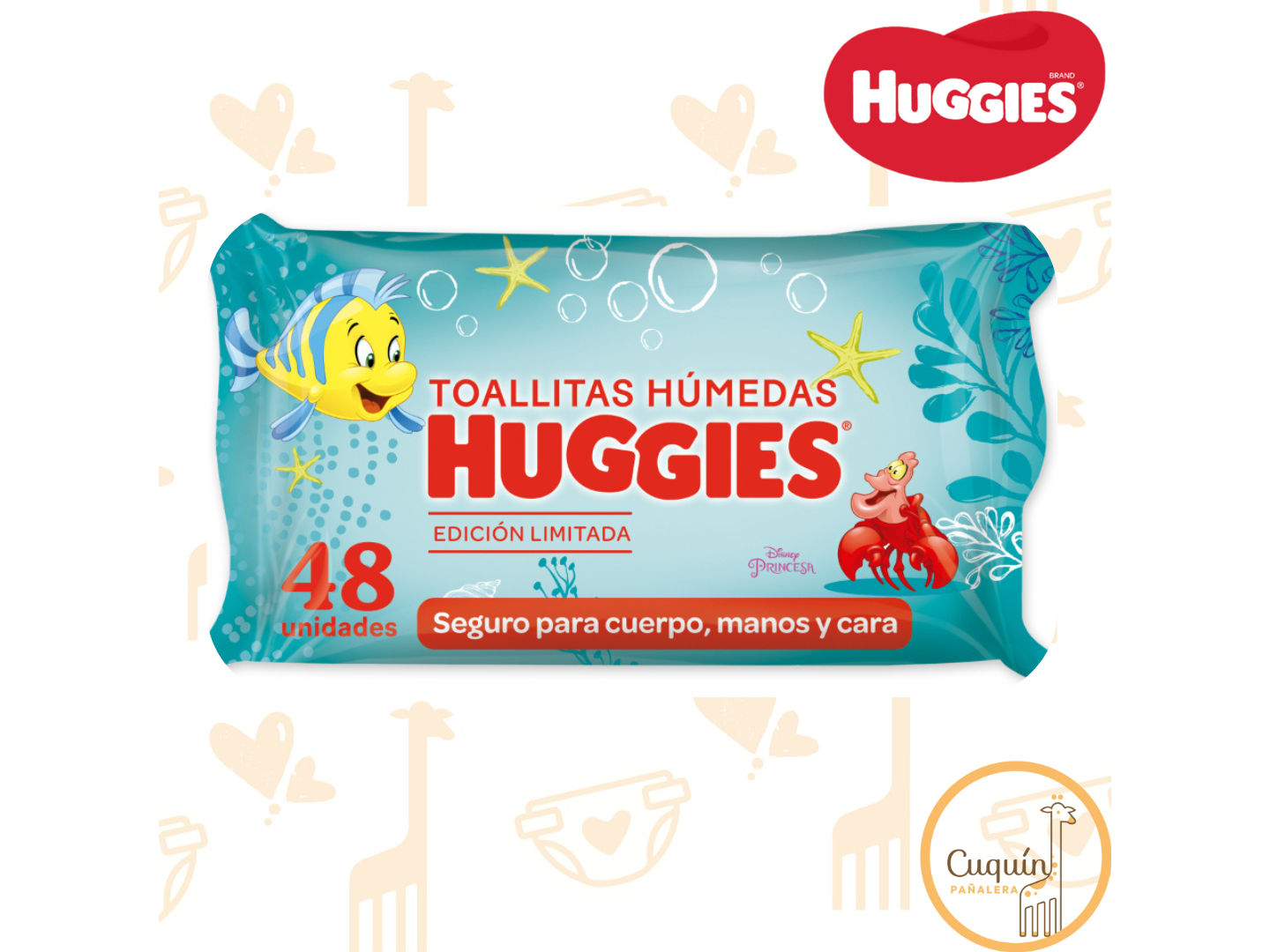 Huggies La Sirenita x 48 U.