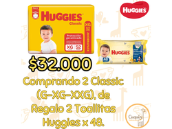 Huggies Classic + Toallita