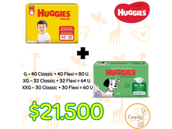 Huggies Classic + Flexi Comfort