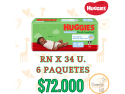 Huggie Flexi Comfort RN x 6 Paquetes