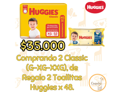 Huggies Classic + Toallita