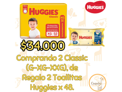 Huggies Classic + Toallita