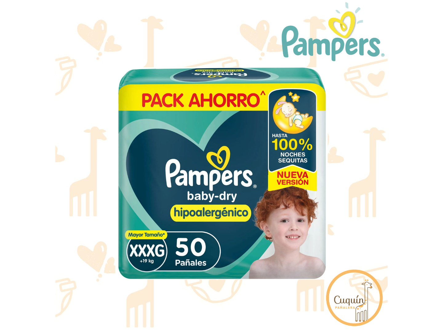 Pampers Baby-Dry XXXG x 50