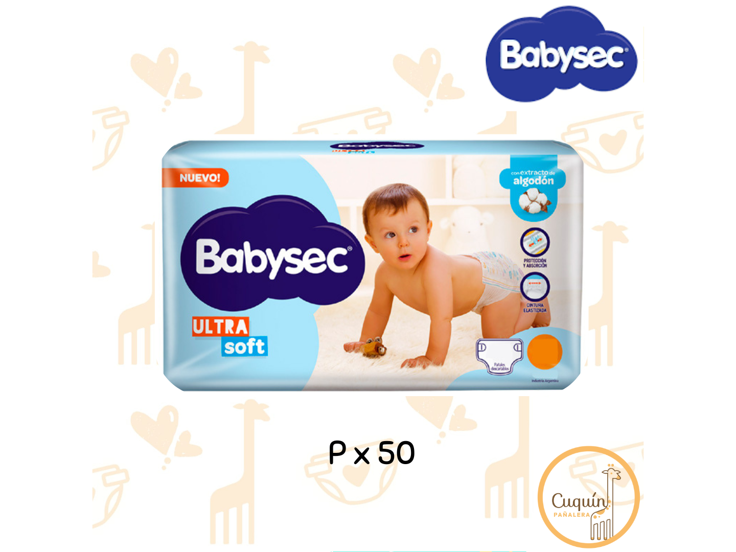Babysec Ultra P x 50 U.