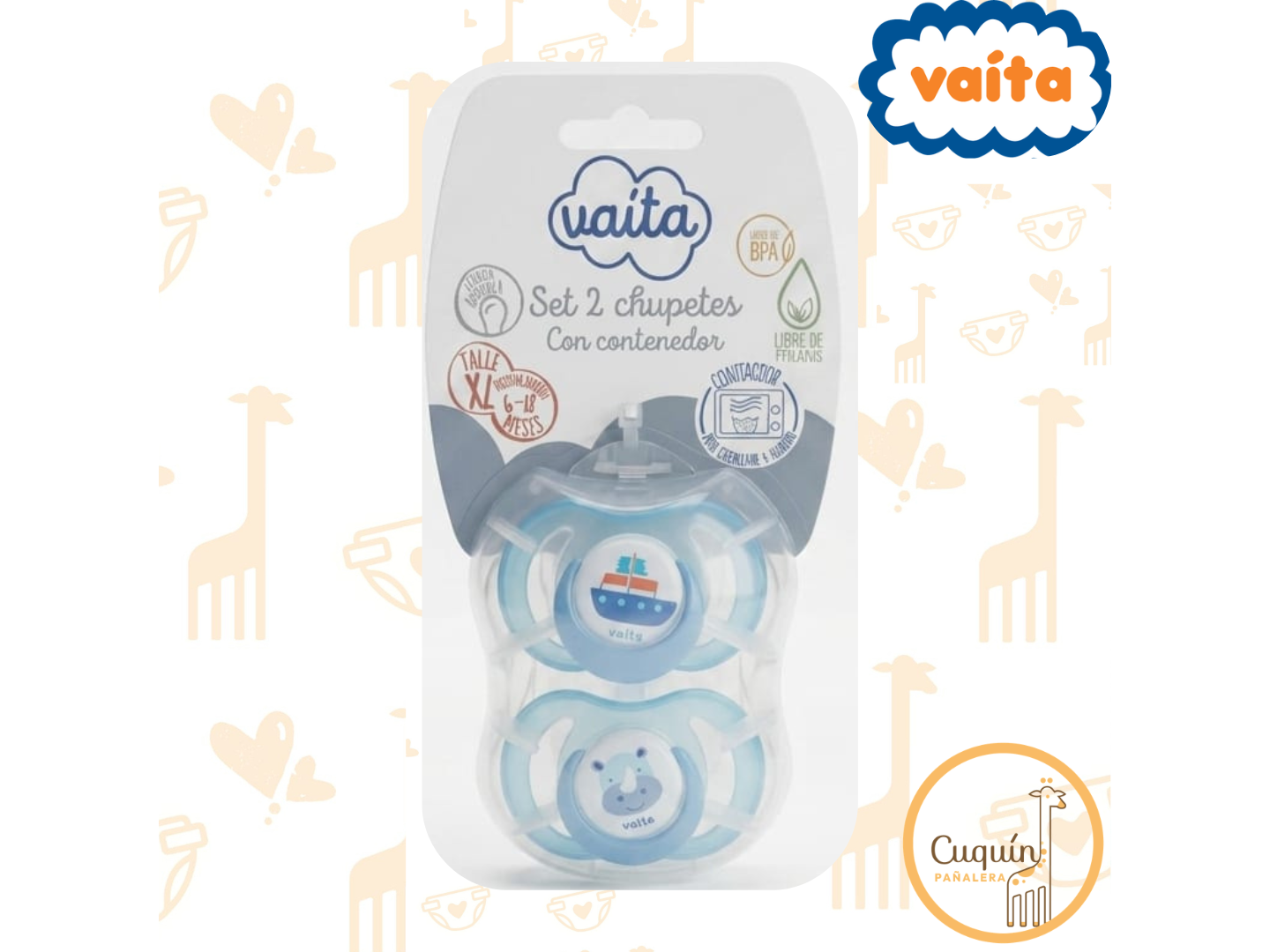 Chupete Doble 6-18 M.