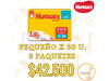 Huggies Classic P x 6 Paquetes