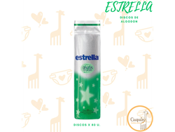 Estrella Disco de Algodon x 80 U.