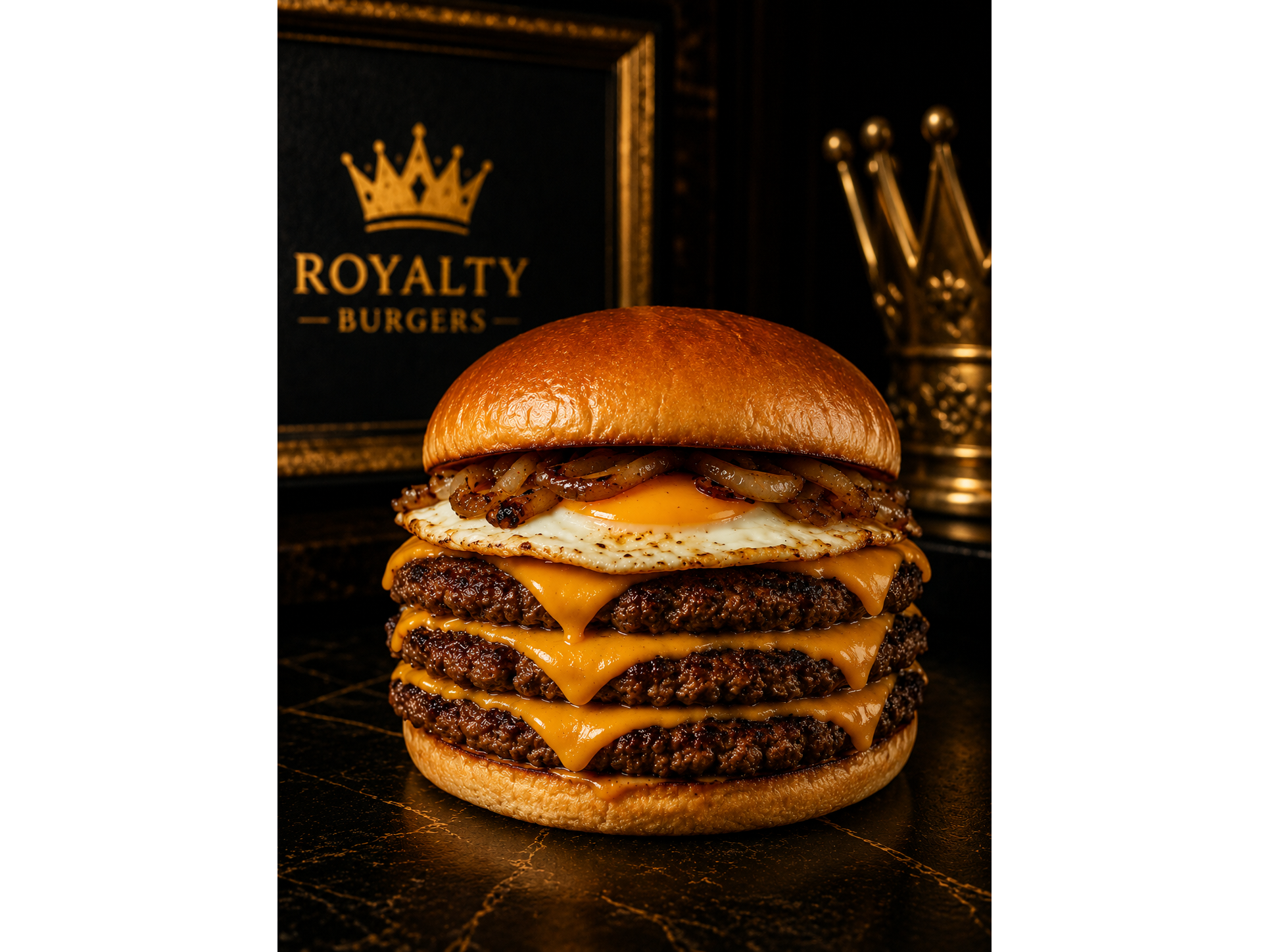 QUEEN Triple + Papas Fritas