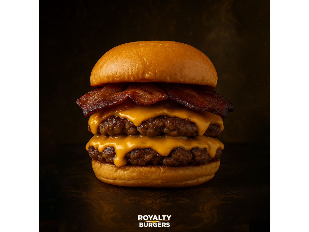 BACON ROYAL Doble + Papas Fritas