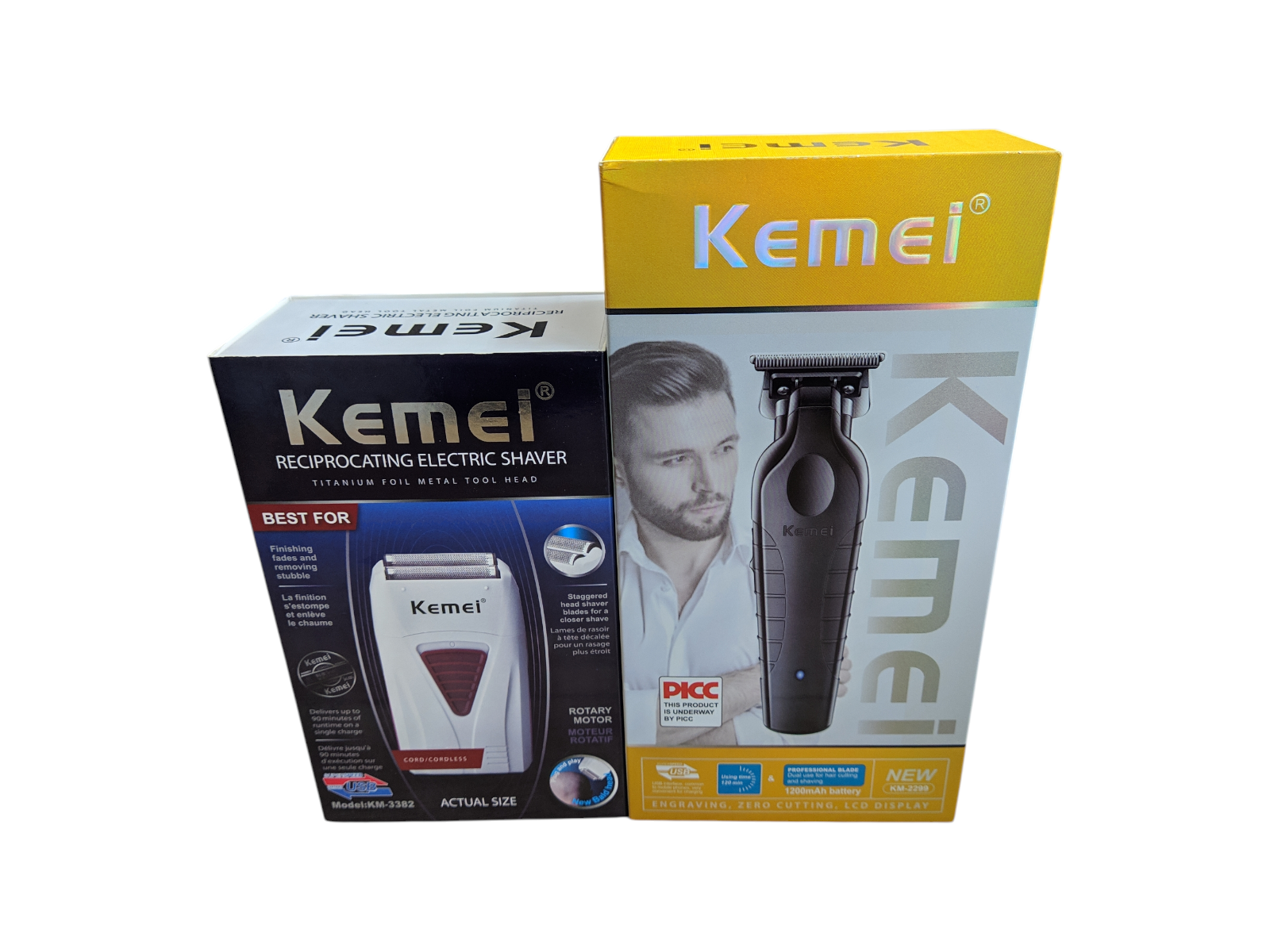 Combo Kemei Shaver + trimmer