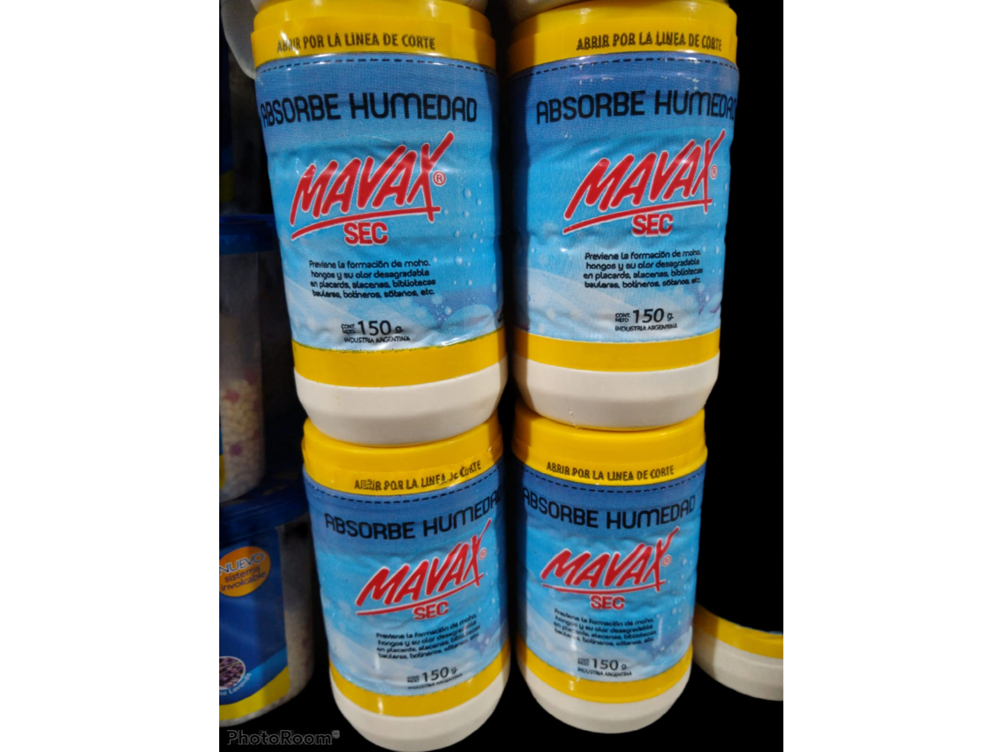 2-Absorbe humedad Mavax Sec 150 grs