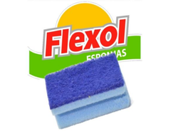 486-Esponja azul con salvauñas Flexol